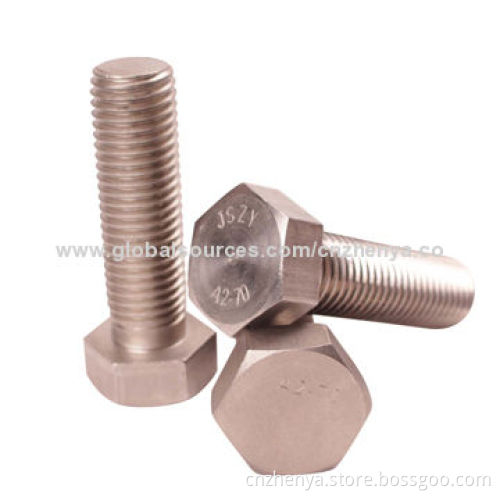 A2 Stainless Steel Hexagon Bolts, DIN933, M2-M100 Sizes